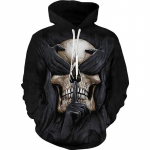 Moodne 3D k&otilde;ikjal tr&uuml;kitud must kapuuts/jakk Unisex gooti t&otilde;mblukuga dressipluus Meeste pullover t&auml;navar&otilde;ivad 6XL