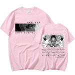 Anime Attack on Titan Print T-s&auml;rk Levi Eyes L&uuml;hikeste varrukatega Unisex Naiste Unisex T-s&auml;rk Suvine Cosplay Riided Puuvillane Suures suuruses topid L