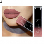 Kauakestev vedel huulepulk matt niisutav t&auml;iustatud huulel&auml;ige huuleglasuur Glitter matt viimistlusega huulemeik huulepulk naiste seksikas ilu kosmeetika 2#