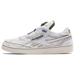 Market x Reebok Club C 85 Pump Kriidivalge Must Unisex Tossud Kreemjas Valge S&uuml;simust 100069832 41
