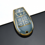 3 4 6 nupuga pehme TPU auto v&otilde;tmekaane &uuml;mbris Auto stiilikaitse Chrysler Jeep Grand Cherokee Dodge Durango Magnum Ram jaoks 3Button Key Case valge