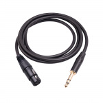 6.35 TRS stereo meessoost XLR naissoost mikrofoni mikseri helikaabel H&auml;irevastane toetab 48 V 180cm