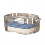 Seinale paigaldatav seebialus, tugev kandev&otilde;ime, lihtne paigaldus, kahekihiline seebi &auml;ravoolukarp Vannitoa hoiureiil puhas