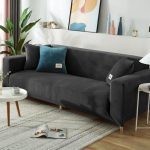 Velvet Plush diivani kate Stretch k&otilde;ikeh&otilde;lmav diivani katted elutoa jaoks Solid diivanikatted Tugitooli kate 2seater 145-185cm