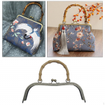 Clasp Purse Handmade Metal s Handles Bag Decorations Fit for Your DIY Sewing Black Handle