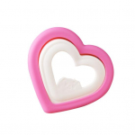 Love Heart Shape DIY l&otilde;unas&ouml;&ouml;k Bento hommikus&ouml;&ouml;git&ouml;&ouml;riist r&ouml;stsaia kooki v&otilde;ileivavormi l&otilde;ikur