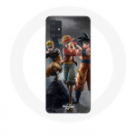 &Uuml;mbris Samsung Galaxy A51 Goku naruto Luffy &uuml;heosalise Dragon Ball z 3D Anime manga jaoks