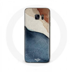 &Uuml;mbris Samsung Galaxy S7 Edge abstraktse tekstuuriga tausta jaoks