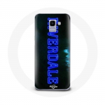 &Uuml;mbris Samsung Galaxy A6 2018 Riverdale'i seeria logole, sinine