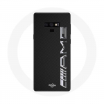 S&uuml;siniktekstuuriga &uuml;mbris Samsung Galaxy Note 9 Amg Logo jaoks