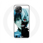 &Uuml;mbris Xiaomi Mi 11 Lite Tokyo Ghoul Half Face jaoks