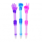 3 tk/komplekt Skeleton Finger Pastapliiats Kiiresti kuivav Mugav k&auml;epide &Otilde;pilased Lapsed Kirjutuspliiats Kirjatarbed Koolitarbed 3pcs
