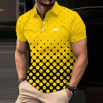 Meeste Slim Fit Summer Fashion l&uuml;hikeste varrukatega sportlik polos&auml;rk. M