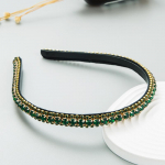 Naiste kerge ja luksuslik puurkrae Premium veeinkrusteeritud peene servaga peakatted OneSize valge