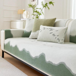 &Scaron;enillist diivanipadi Four Seasons universaalne libisemisvastane kate riidest r&auml;tikust diivanikate k&otilde;ikeh&otilde;lmav universaalne istmepadi 70*70cm