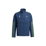 Adidas Anorak Sport Vabaaeg K&otilde;rge kraega Poollukuga Jakk Meeste Jakk Tumesinine GP0902 XL
