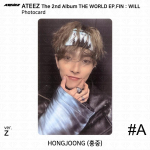 ATEEZ The 2nd Album WORLD EP.FIN WILL Photocard Sticker Z ver. KPOP K-POP Hongjoong - #A Photocard