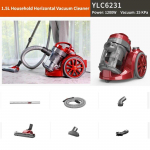 Kodumajapidamises kasutatavad k&auml;sitolmuimejad M&auml;rgkuiv diivan K&ouml;&ouml;k Vaibakardin Autotolmuimeja Pihusti imemisega integreeritud masin 23KPa punane