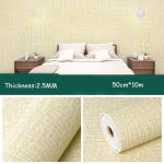 5 meetrit / rull 3D isekleepuv paks veekindel tapeet Lina tekstuuriga puhta v&auml;rviga kodu dekoratiivne renoveeritud kleebis