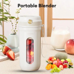 350 ml mahlapress puuviljamikserid elektriline kaasaskantav blender USB laetav smuutimahlapressi tassi pressimismasin 【1】1500mAh single battery valge