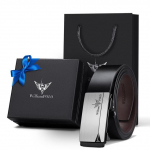 Emperor Paul Meeste nahast rihm ehtsast nahast mood, puhtast veisenahast rihm vabaaja meeste &auml;riline automaatne pandlaga p&uuml;ksirihm 120cm