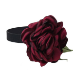 Temperament Romantiline Big Rose Lille kaelakeed Lai must samet kaelakeed naistele Mood kaelaehted Peokink kaelaehted
