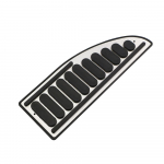 Roostevabast terasest auto pedaalide padjad pedaalide kate Ford Focus 2 3 4 MK2 MK3 MK4 RS ST 2005-2020 Kuga Escape 2009-2020 jaoks Rest Pedal