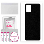 apgo Protective Skin Sticker for the back compatible with Infinix Hot 11 G37, Wrap Film, Foil, Vinyl - Pattern Matte Black