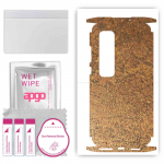 apgo Protective Skin Sticker for the back+sides compatible with Xiaomi Mi 10 Ultra, Full Wrap Film, Foil, Vinyl - Pattern Rusty Copper