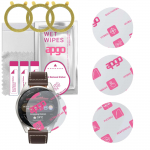 3x apgo Ultra-Clear Hybrid protective glass compatible with Huawei Watch 3 Pro, flexible nano glass, great replacement for tempered glass, scratch-res