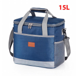 15L/25L jahedam kott Termokotid k&otilde;va voodriga Suur isoleeritud piknikul&otilde;unakoti karp telkimiseks reisimiseks v&auml;li&uuml;ritusteks hoiukott Grey 15L