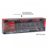 1/48 simulatsioonisurvevalu transpordis&otilde;iduk, kerge heliefektiga sulamist veoauto mudel, m&auml;nguauto 1/48-Size:35*7*5cm punane