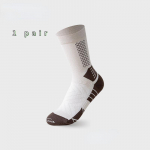 Suurus 35-39 Naiste keskmise pikkusega kerged hingavad matkasokid froteep&otilde;hjaga, kiiresti kuivavad spordisokid One-size valge