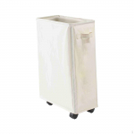 Clothes Hamper Laundry Basket on Wheels Portable Tall Wheeled Storage for hall v&auml;rv