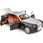 1/18 Rolls-Royce Phantom mudelauto sulamist survevalatud kogutav tagasit&otilde;mmatav m&auml;nguauto, klassikaline kaheukseline s&otilde;idukimudeli logo, mida saab kokku voltida, kingitus 1/18-Size:29*10.2*7.5cm h&otilde;be