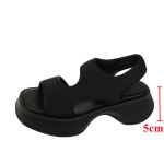 Chuny platvormiga spordisandaalid naistele, mustad, paksude talladega, libisemiskindlad sandaalid kingad, naine, suvine, &otilde;&otilde;nes, libisemiskindel, Sapatos Mujer 39 roheline