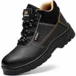 Terasest varbaga turvajalatsid Meeste PU-nahast meeste t&ouml;&ouml;jalatsid Torkevastased Katkumatud jalan&otilde;ud Turvasaapad Meeste libisemisvastased t&ouml;&ouml;saapad 41