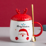 Creative Cartoon Christmas Gift Kruus Keraamiline veetass Kohvitass Piimatass