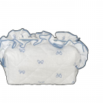 1-osaline Sweet Bow pliiatsi&uuml;mbris lastele T&uuml;drukutele Chic Simplicity Lace Bow pliiatsi&uuml;mbris Suure mahutavusega kirjatarvete kott Koolitarbed sinine