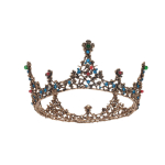 Euroopa stiilis pulmatiara kroon Barokk &uuml;mmargune atmosf&auml;&auml;riline kroon tiara fotostuudio pulmatarvikud