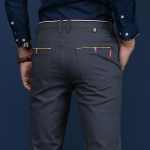 Uued meeste elastsed mitmek&uuml;lgsed vabaaja p&uuml;ksid, meeste &auml;ri slim fit sirge s&auml;&auml;rega puuvillased pikad p&uuml;ksid 34