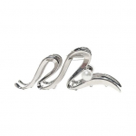 Faux Pearl Hair Claw Clip Elegantne metallist juuksen&otilde;el Ainulaadne vastupidav minimalistlik juuksen&otilde;el &otilde;hukestele juustele, pooleks &uuml;les t&otilde;stetud soeng h&otilde;be