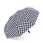 T&auml;isautomaatne Ruuduline Vihmavari Kokkupandav P&auml;ikese- ja Vihmakaitsega Mustast Kummist P&auml;ikesekaitse Vihmavari