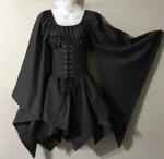 Halloweeni Cosplay Palee Victoria Keskaegne Vintage Haldja Elfi Kost&uuml;&uuml;m Naistele Printsess Sidemega J&otilde;ulud Lapit&ouml;&ouml; Peokleit J&otilde;ulud M