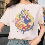 Sailor Moon 90s Naljakas T-s&auml;rk Harajuku Riided T-s&auml;rk Esteetiline Cat Anime Unisex Armas FeUnisex T L