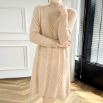 Naiste ka&scaron;miirkleit Qinghe ka&scaron;miir 30% ka&scaron;miir 70% vill s&uuml;gis-talvine ka&scaron;miir seelik pehme ja soe L beež