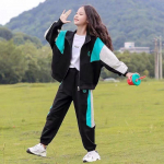 T&uuml;drukute kevad- ja s&uuml;gisr&otilde;ivakomplektid 6-14-aastastele pikkade varrukatega sportlikud topid + p&uuml;ksid 2 tk Lasteriided dressid, lasteriided 170 must