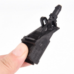 Praktiline musta v&auml;rvi Polo Old Bora Golf 4 varikatusega vihmuti otsikuga vihmuti must