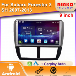 Android Auto raadio multimeedia Subaru Forester 3 SH 2007-2013 jaoks Impreza GH GE jaoks 2 DIN m&auml;ngija 2 DIN Carplay pea&uuml;ksus 4 core 1GB+32GB carplay