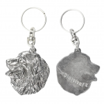 Bernese Mountain Dog, Berner Sennenhund I - Silver-plated dog pendant, handbag decoration, backpack pendant by Art-Dog brand